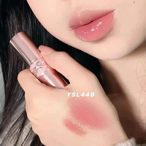 Son Dưỡng Yves Saint Laurent YSL Loveshine Candy Glow Màu 44B Nude Lavalliere Màu Hồng Nude