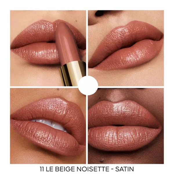 Son Guerlain Rouge Satin Refill 11 Le Beige Noisette Màu Be Hạt Dẻ