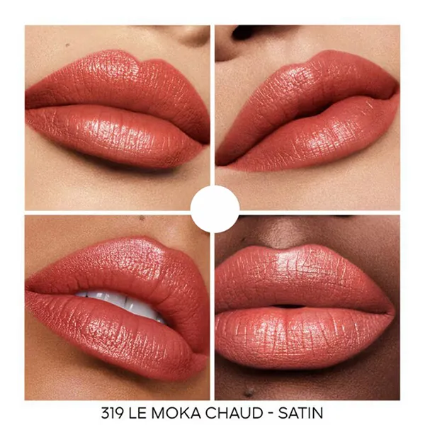 Son Guerlain Rouge Satin Refill 319 Le Moka Chaud Màu Cam Trà Sữa