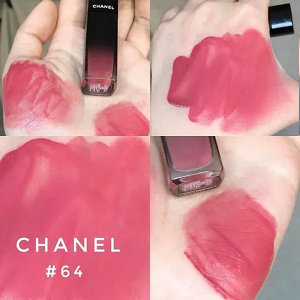 Son Kem Chanel Rouge Allure Laque Ultrawear Shine Liquid Lip Màu 64 Exigence Hồng Hoa