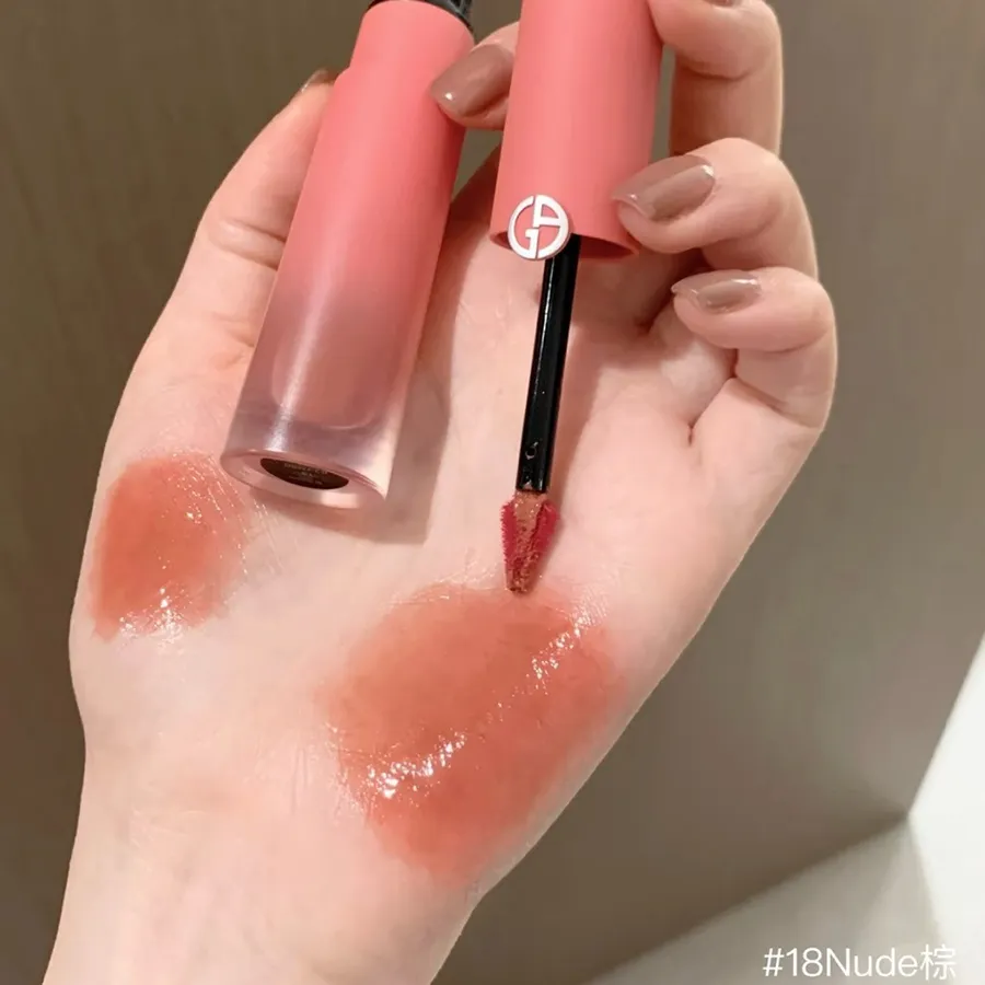 Son Kem Giorgio Armani Lip Maestro Satin Nude Mania Limited Edition 18 Nude Màu Cam Nude