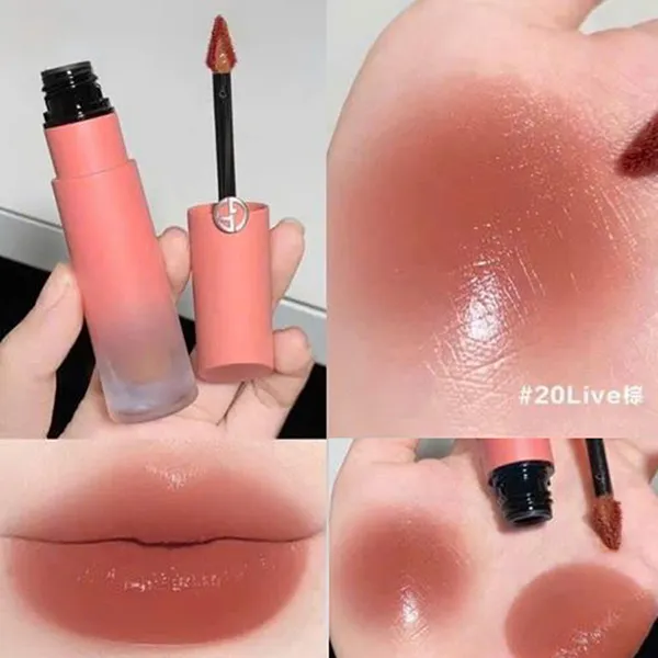 Son Kem Giorgio Armani Lip Maestro Satin Nude Mania Limited Edition 20 Live Màu Cam Đất