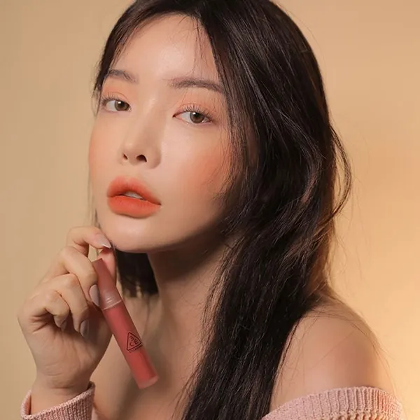 Son Kem Lì 3CE Blur Water Tint Màu Breeze Way Cam San Hô