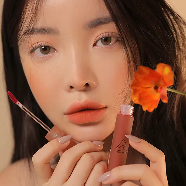 Son Kem Lì 3CE Blur Water Tint Màu Breeze Way Cam San Hô