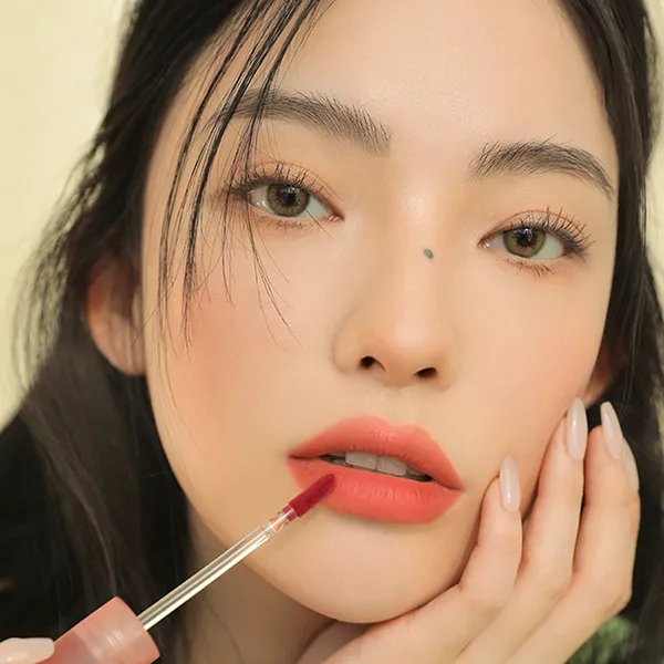 Son Kem Lì 3CE Blur Water Tint Màu Coral Moon Hồng Cam San Hô