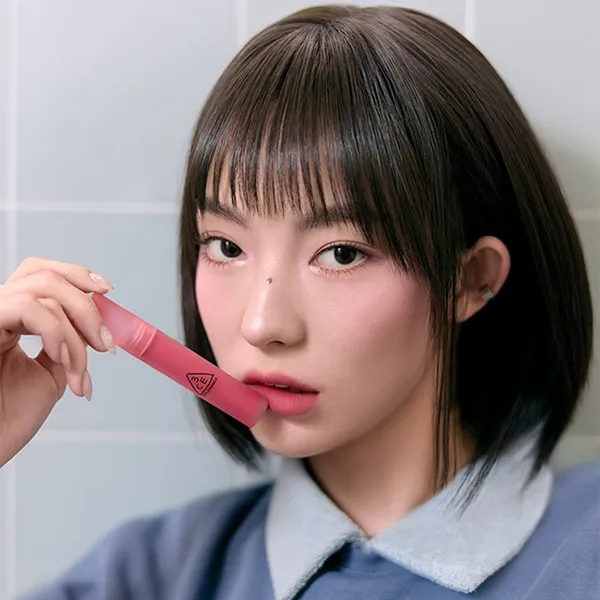 Son Kem Lì 3CE Blur Water Tint Màu Pink Guava Hồng Đào