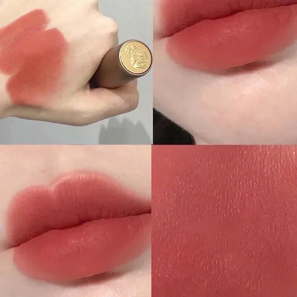 Son Lancôme L'absolu Rouge Drama Matte Mini 274 French Tea Màu Hồng Cam Đất, 1.6g
