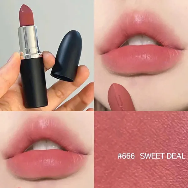 Son Lì MAC Ximal Silky Matte Lipstick 666 Sweet Deal Màu Hồng Nude