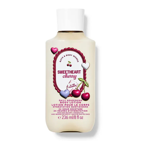 Sữa Dưỡng Thể Bath & Body Works Sweetheart Cherry Daily Nourishing Body Lotion 236ml