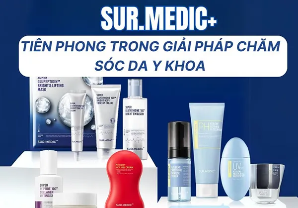 Mặt Nạ Hỗ Trợ Cấp Nước Chuyên Sâu Sur.Medic+ Super Hyaluronic 100™ Aqua Mask 30g
