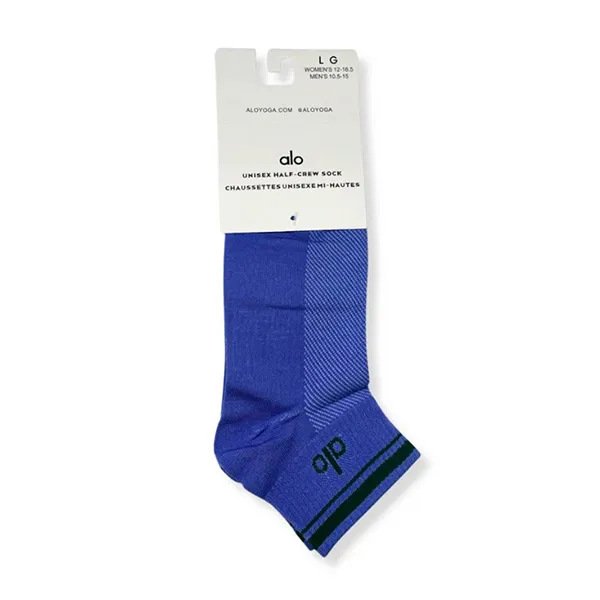 Tất Unisex Alo Yoga Half-Crew Throwback Sock Purple Màu Tím Freesize
