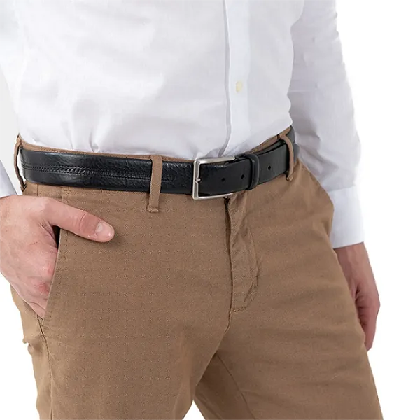 Thắt Lưng Nam Gianni Conti 5185432-35-10-BLACK Màu Đen Size 130