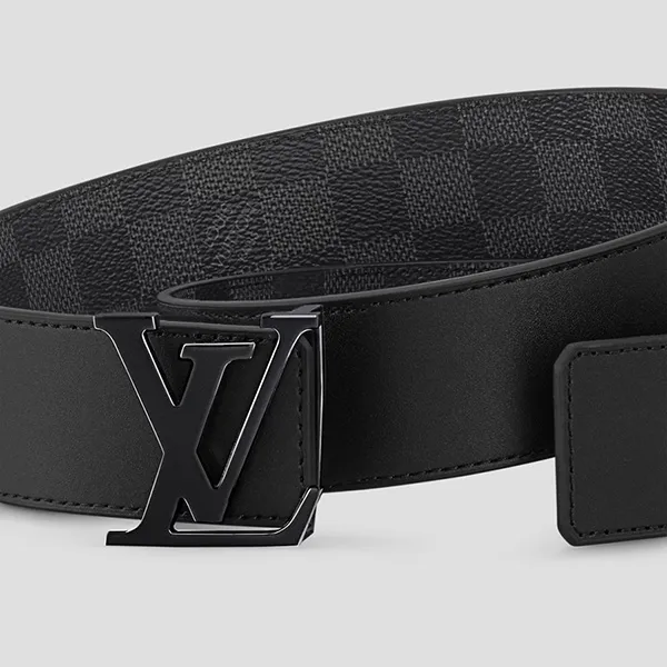 Thắt Lưng Nam Louis Vuitton LV Initiales 40mm Reversible Belt Black M0213 Màu Đen Size 95