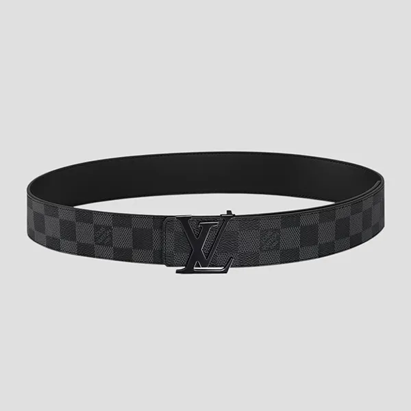 Thắt Lưng Nam Louis Vuitton LV Initiales 40mm Reversible Belt Black M0213 Màu Đen Size 95