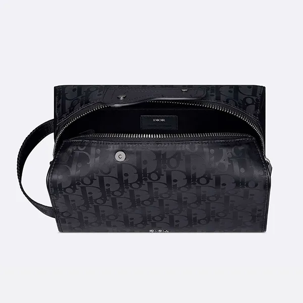Túi Cầm Tay Dior Lingot Toiletry Bag Màu Đen