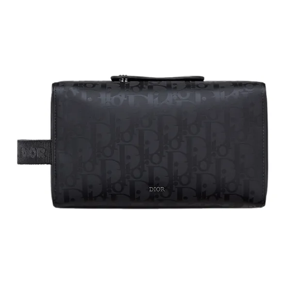 Túi Cầm Tay Dior Lingot Toiletry Bag Màu Đen