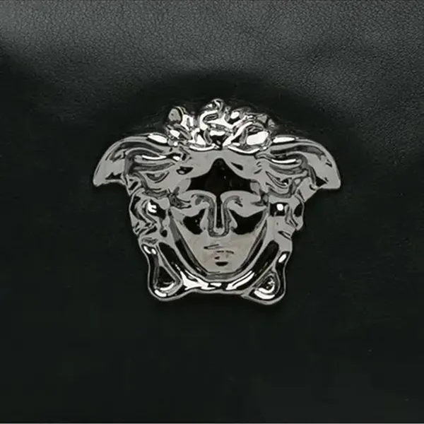 Túi Cầm Tay Nam Versace La Medusa Clutch Bag Màu Đen