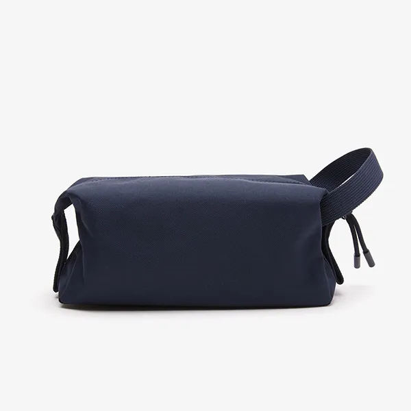 Túi Cầm Tay Unisex Lacoste Zippered Toiletry Bag NH4098NE 992 Màu Xanh Navy