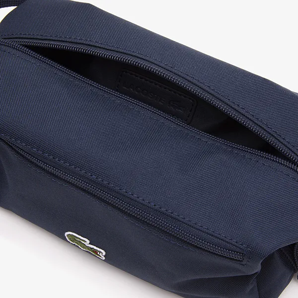 Túi Cầm Tay Unisex Lacoste Zippered Toiletry Bag NH4098NE 992 Màu Xanh Navy