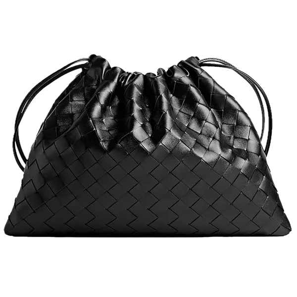 Túi Đeo Chéo Bottega Veneta Bottega Veneta Medium Dustbag Black Màu Đen