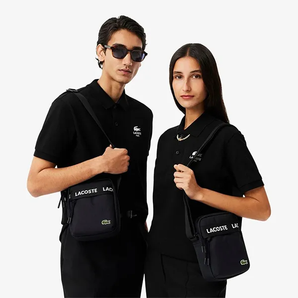 Túi Đeo Chéo Lacoste Neocroc NU4686NZ N37 Màu Đen