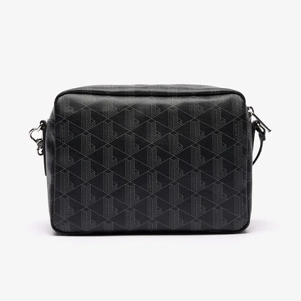 Túi Đeo Chéo Lacoste Zely Coated Canvas Vanity Bag NF4343Z 53N H45 Màu Đen