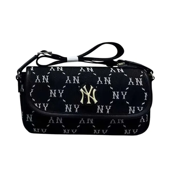 Túi Đeo Chéo MLB Diamond Monogram Jacquard NY Yankees 7ACRM046N-50BKS Màu Đen