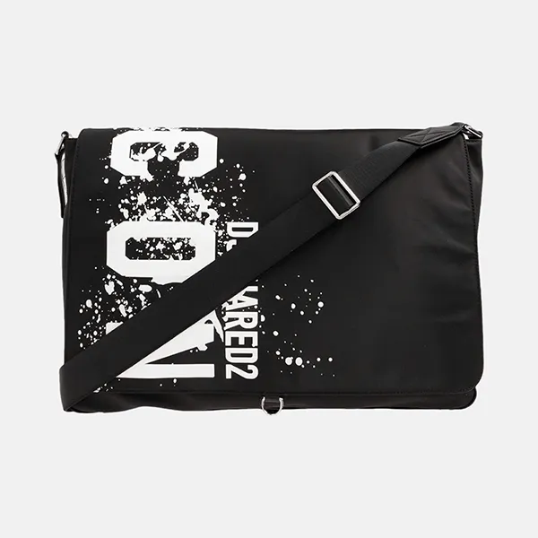 Túi Đeo Chéo Nam Dsquared2 Icon PTM0019 11707314 2124 Màu Đen Họa Tiết