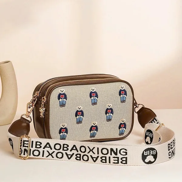 Túi Đeo Chéo Nữ Beibaobao Crossbody Bag 6974406818634 Màu Xanh - Nâu