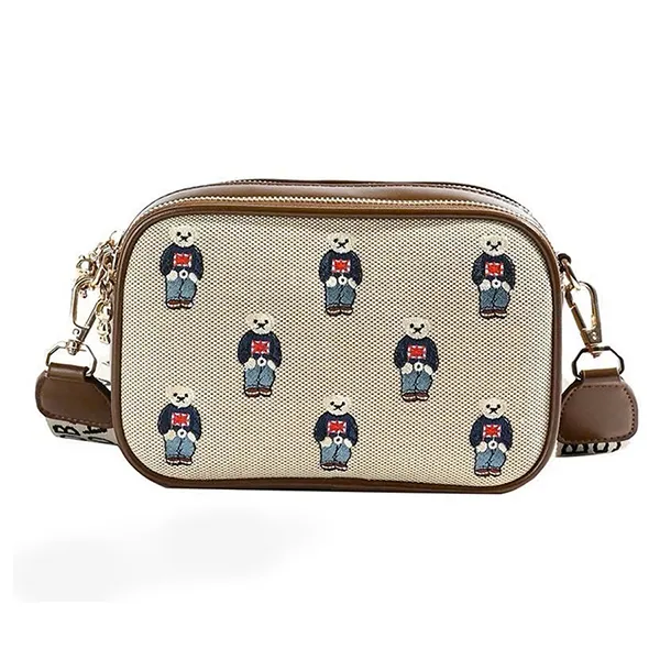 Túi Đeo Chéo Nữ Beibaobao Crossbody Bag 6974406818634 Màu Xanh - Nâu