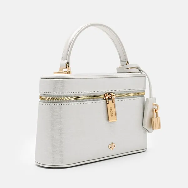 Túi Đeo Chéo Nữ Pedro Ari Leather Shoulder Bag PW2-75940008-7 Sliver Màu Bạc
