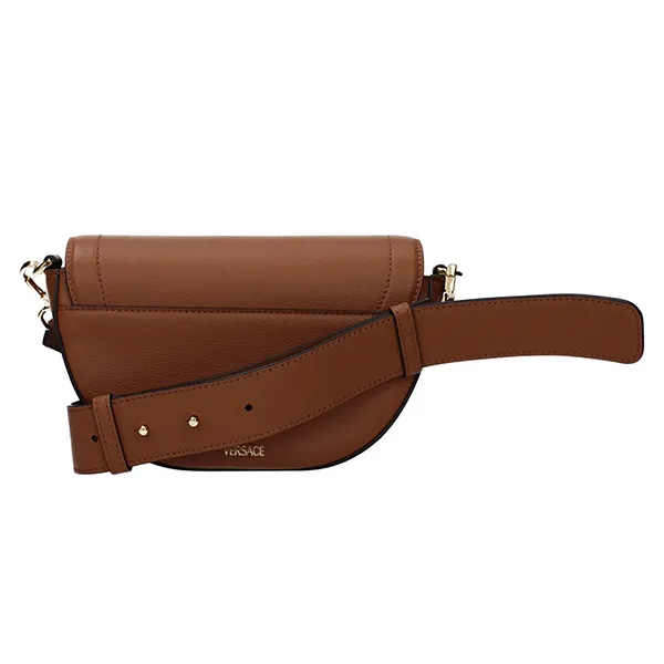 Túi Đeo Chéo Nữ Versace Leather Crossbody Bag 1013350DVIT2T1KB7V Màu Nâu