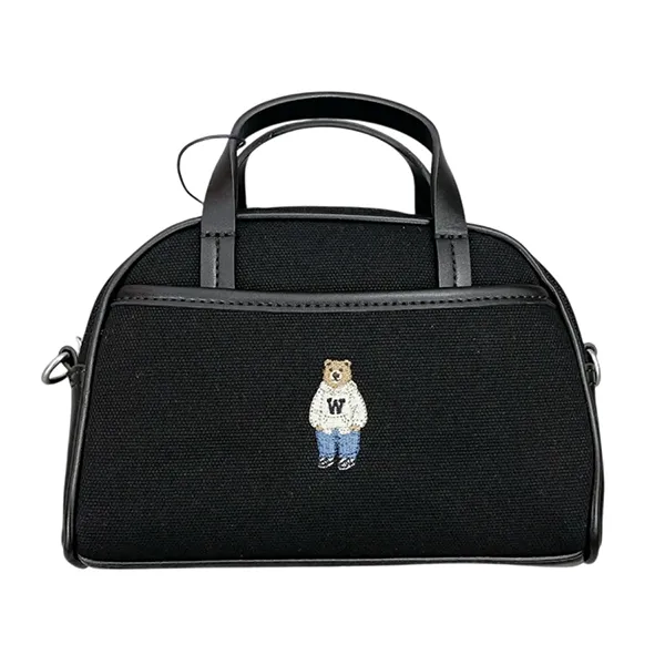 Túi Đeo Chéo Nữ WHOAU Steve Canvas 2 Way Mini WHBGG2223A Màu Đen