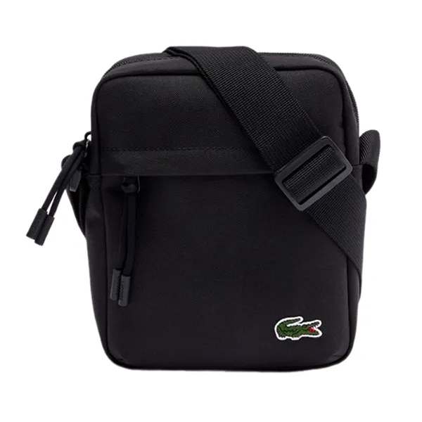 Túi Đeo Chéo Unisex Lacoste Neo Crocodile Camera Bag NU4788NE 000 Màu Đen