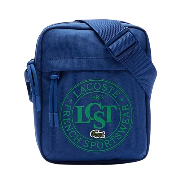 Túi Đeo Chéo Unisex Lacoste Neocroc NU4789NZ N75 Màu Xanh Blue