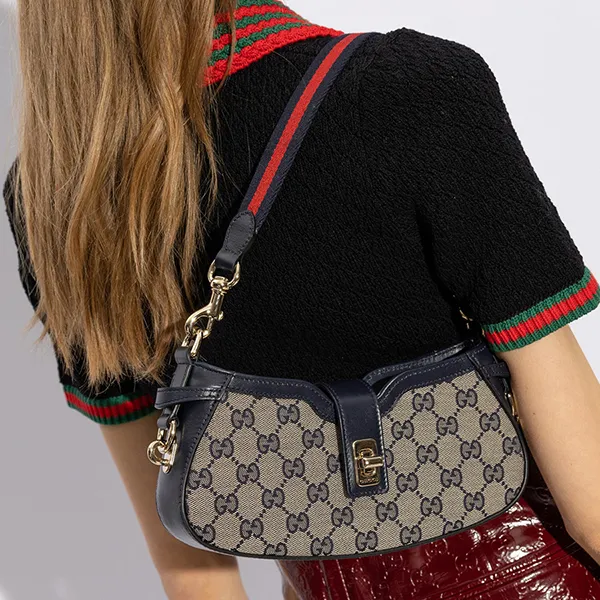 Túi Đeo Vai Nữ Gucci Moon Side Mini Shoulder Bag 786015 FADAC 8559 Màu Xanh Navy