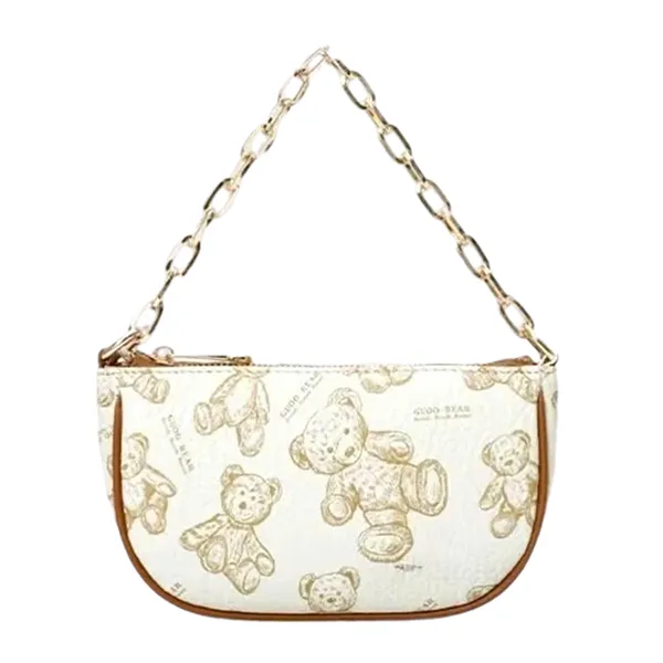 Túi Đeo Vai Nữ Guoo Bear GO-2010-2910 Màu Trắng