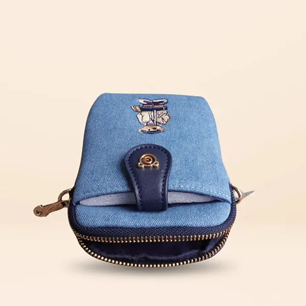 Túi Đựng Điện Thoại Nữ Guoo Bear GO-2028-10130 Màu Xanh Jean