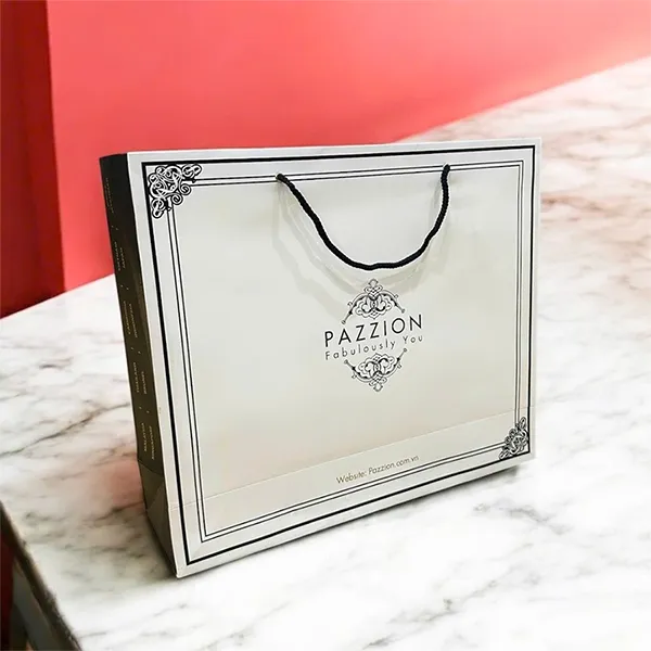 Túi Đựng Quà Guoo Bear Pazzion 2000000000213 Màu Trắng Size L