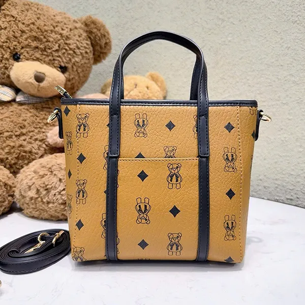 Túi Tote Nữ Guoo Bear GU1206-13730 Màu Nâu Khaki