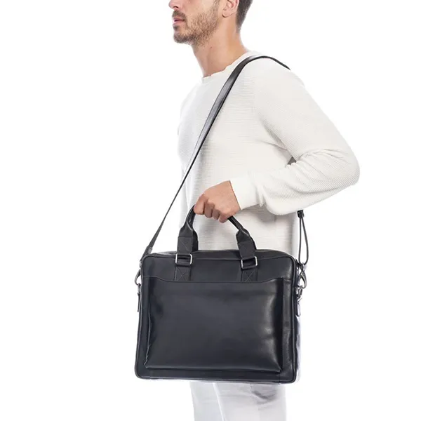 Túi Xách Đựng Laptop Gianni Conti 2501370-10 Màu Đen