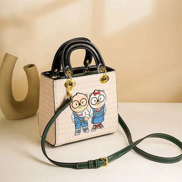 Túi Xách Tay Nữ BeiBaoBao Leather Handbag Small Bag Outdoor 6977374780514 Phối Màu