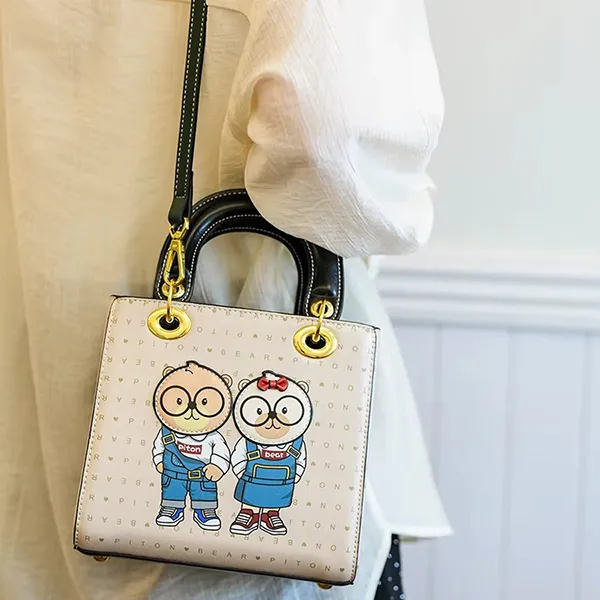 Túi Xách Tay Nữ BeiBaoBao Leather Handbag Small Bag Outdoor 6977374780514 Phối Màu