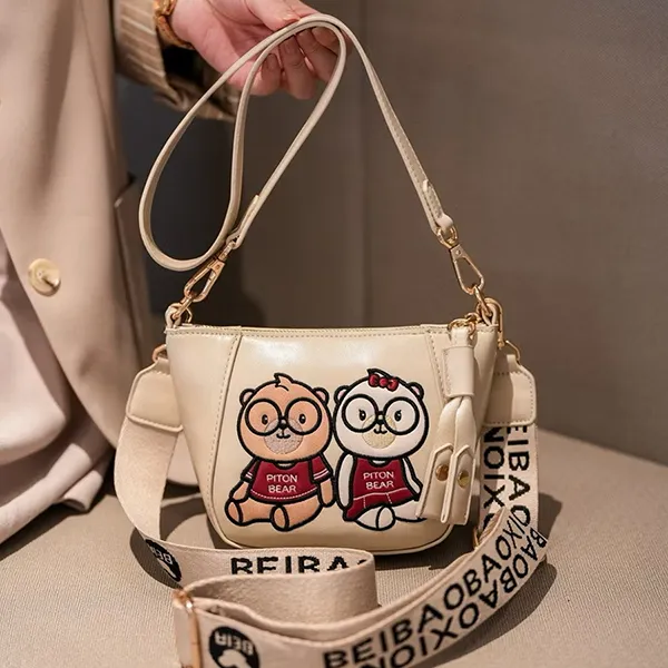 Túi Xách Tay Nữ BeiBaoBao S8570 6977374784611 Màu Kem