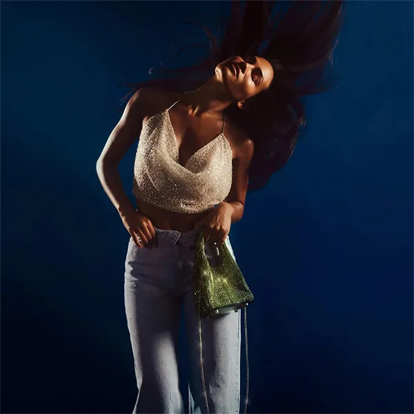 Túi Xách Tay Nữ Giarité Brilly Periot Màu Xanh Green