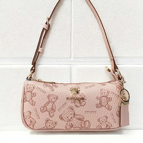 Túi Xách Tay Nữ Guoo Bear GU1134-3900 Màu Hồng