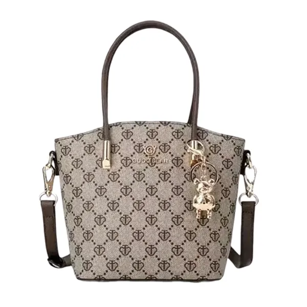Túi Xách Tay Nữ Guoo Bear GU1178-64090 Màu Xám - Nâu
