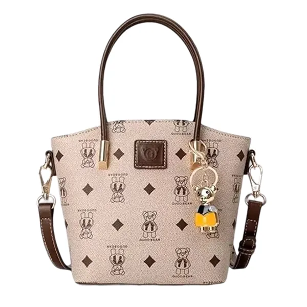 Túi Xách Tay Nữ Guoo Bear GU1204-19260 Màu Nâu Nhạt