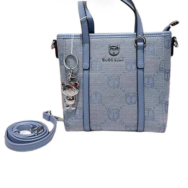 Túi Xách Tay Nữ Guoo Bear GU1209-17910 Màu Xanh Blue