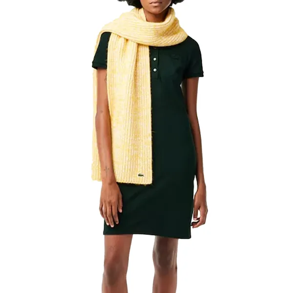 Váy Polo Lacoste Slim Fit Stretch Mini Piqué Dress EF5473-51-YZP Màu Xanh Lá Size 34